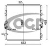 TOYOT 8846160051 Condenser, air conditioning